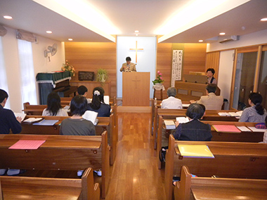 主日礼拝の風景