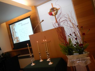 クリスマス礼拝の風景