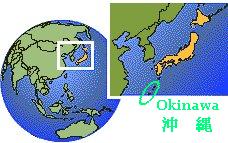 world map: 26N19'21.4N,127E47'45.4E.